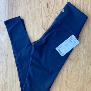 Athleta High Rise Chaturanga Tights (navy color)